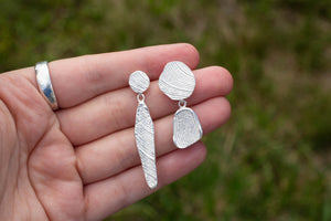 Reef Earrings #1 - Sterling Silver