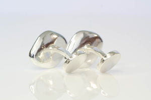 Shore Cufflinks  - Sterling Silver