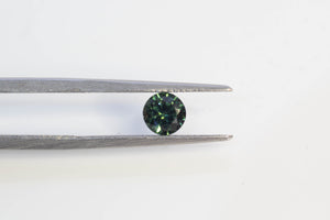 5mm 0.64 carat Round-cut Green Sapphire