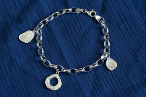 Shoreline Charm Bracelet - Sterling Silver