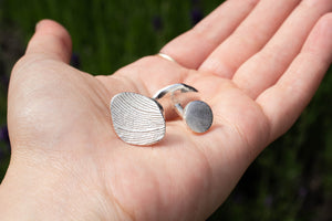 Shore Cufflinks  - Sterling Silver