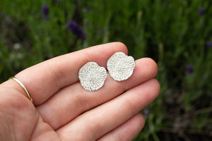 Coral Cufflinks - Sterling Silver