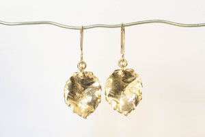 Autumn Leaf Earrings - 9ct Yellow Gold