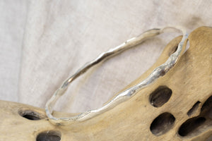 Ripple Bangle - Sterling Silver