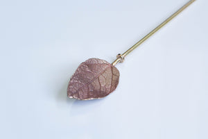 Leaf Hair Pin - Bronze