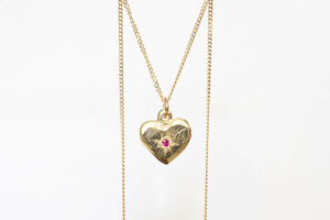 Heart Pendant - Yellow Gold