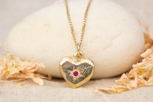 Heart Pendant - Yellow Gold