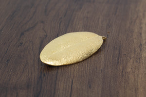 Pohutukawa Leaf Brooch - Small - Gold Plated