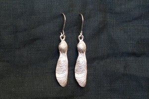 Sycamore Seed Earrings - Sterling Silver