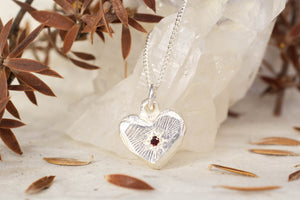 Heart Pendant - Sterling Silver