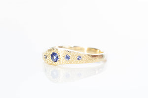 Seafoam Ring - 9ct Yellow Gold with Ceylon Sapphires