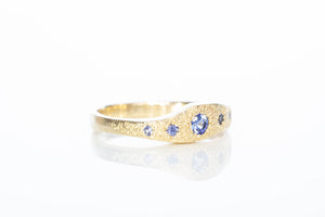 Seafoam Ring - 9ct Yellow Gold with Ceylon Sapphires