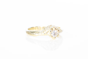 Cybele Ring - 14ct Yellow Gold with Lab Diamond