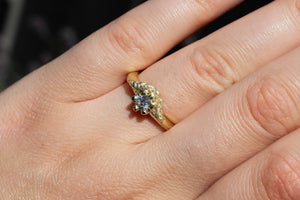 Cybele Ring - 14ct Yellow Gold with Lab Diamond