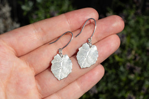 Autumn Leaf Earrings - Sterling Silver