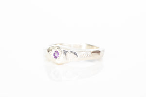 Hestia Ring - Sterling Silver with Amethyst