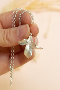 Waimea Leaf Pendant - Sterling Silver