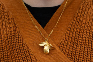 Waimea Leaf Pendant - Gold Plated