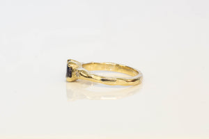 Mira Ring - 9ct Yellow Gold with Purple Spinel