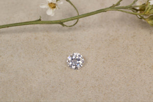 4.5mm Moissanite: Round - White