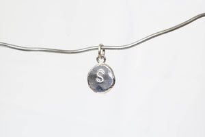 Letter Charm - Sterling Silver