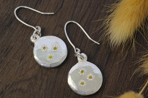 Callisto Earrings with Sapphires - Sterling Silver