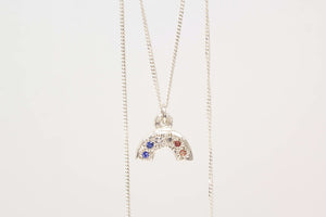 Kahukura Rainbow Pendant - Transgender- Sterling Silver