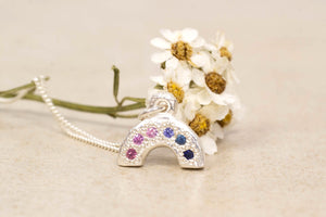 Kahukura Rainbow Pendant - Bisexual - Sterling Silver