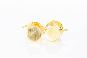 Ramarama Leaf Cufflinks - Gold Plated