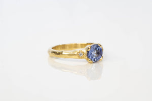 Mira Ring - 18ct Yellow Gold with Ceylon Sapphire