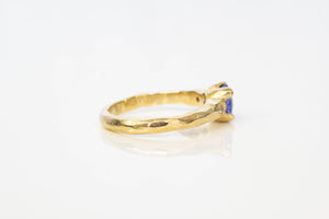 Mira Ring - 18ct Yellow Gold with Ceylon Sapphire