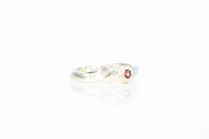 Daphne Ring - Sterling Silver with Garnet