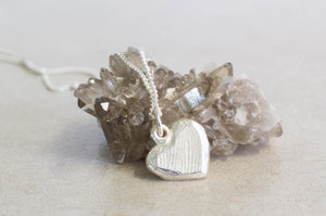 Heart Pendant - Sterling Silver