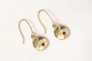 Water Drop Earrings - Yellow Gold