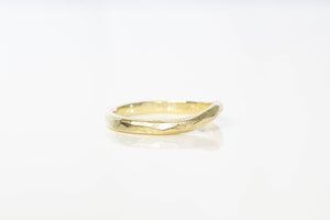 Terra Fitted Band - Narrow - Yellow Gold