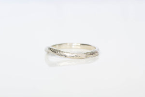 Terra Fitted Band - Narrow - White Gold