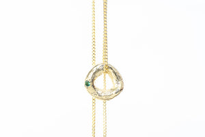Circle Pendant - Small - Yellow Gold