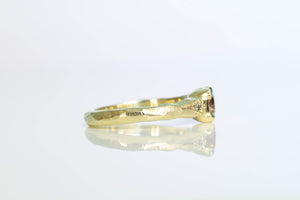 Mira Ring - 14ct Yellow Gold with Chocolate Diamond