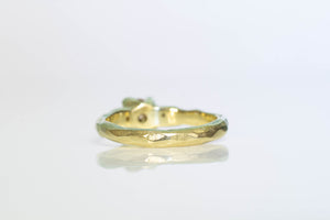 Mira Ring - 14ct Yellow Gold with Chocolate Diamond