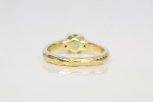 Mira Ring - 14ct Yellow Gold with Green Tsavorite Garnet