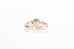 Mira Ring - 14ct White Gold with 1.15ct Green Sapphire