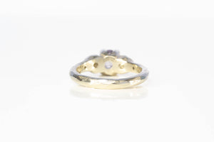 Thalia Ring - 14ct White Gold with Grey Spinel