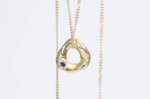 Circle Pendant - Small - Yellow Gold