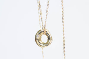 Circle Pendant - Small - Yellow Gold