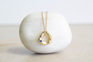 Circle Pendant - Small - Yellow Gold