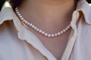 Freshwater Pearl Necklace - White