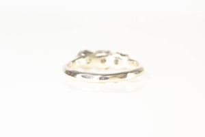Hecate Ring - 9ct White Gold with Diamond and Sapphires