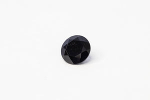 7mm 1.38 carat Round-Cut Black Spinel