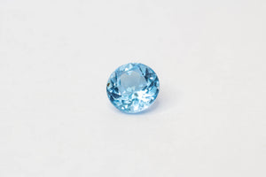 7mm 1.69 carat Round-Cut Blue Topaz