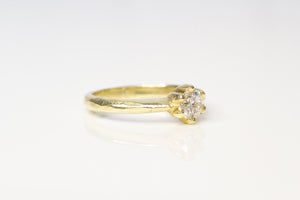 Vesta Ring - 14ct Yellow Gold with 0.5ct White Recycled Diamond